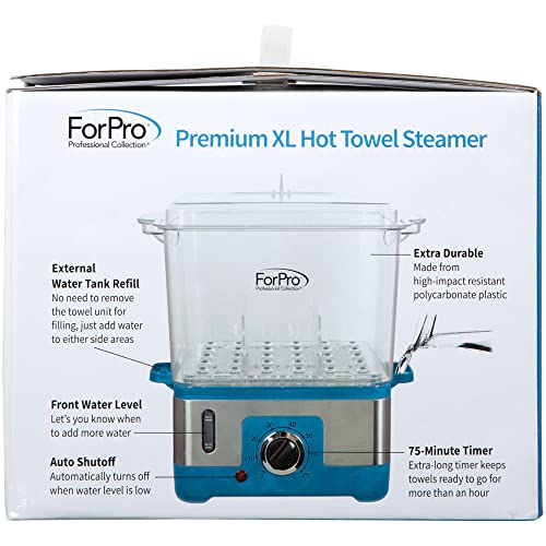 ForPro XL Premium Hot Towel Steamer 9 Towels Capacity