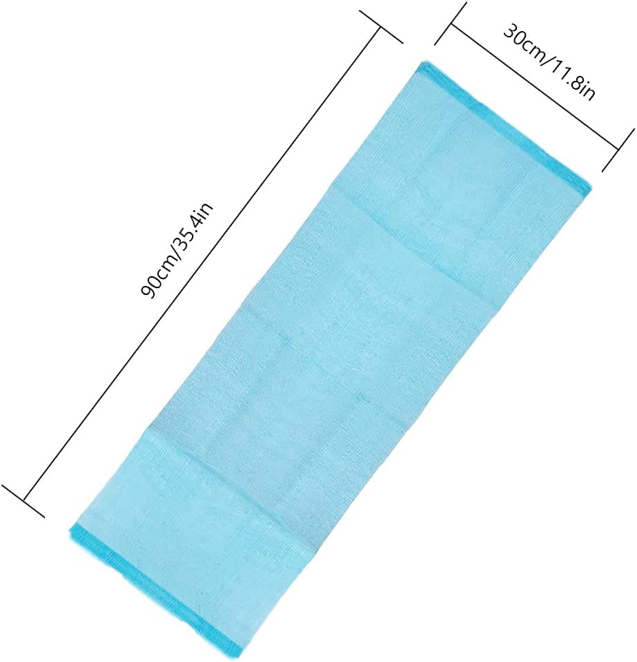 8Pcs 35 Inch Exfoliating Bath Cloths for Skin Care