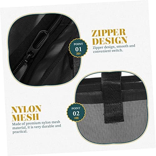 Mobestech Portable Mesh Shower Organizer Bag for Toiletries and Travel