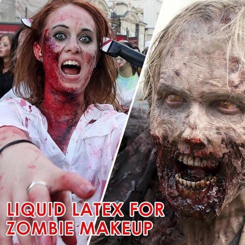 Kreyfer 22 Fl Oz Liquid Latex SFX Makeup Kit
