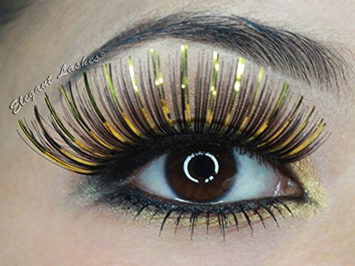 Elegant Lashes C907 Cleopatra Black Gold False Lashes
