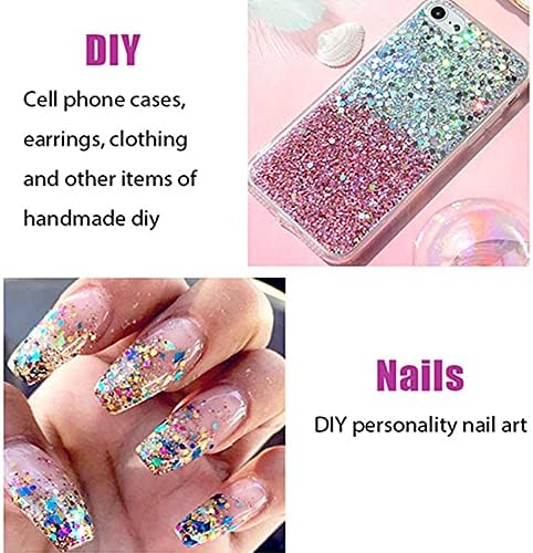 Go Ho 2PCS Fairy White Body Glitter Gel