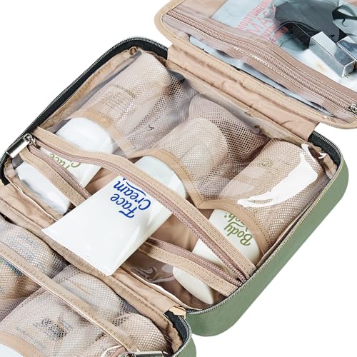 NISHEL Travel Toiletry Bag for Women Purple