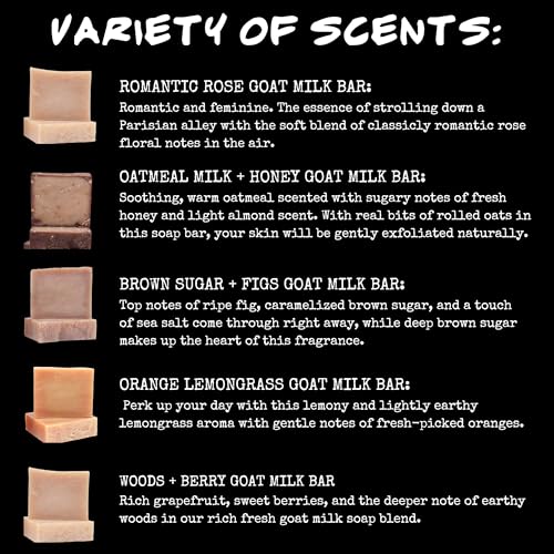 Bluebyrd Goat Milk Soap Set of 5 Bars