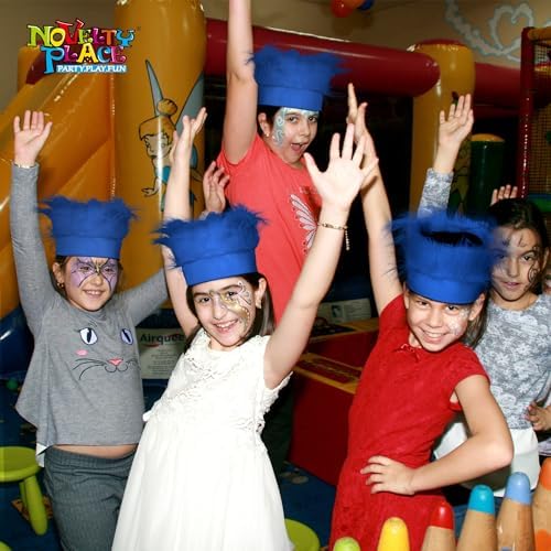 Novelty Place Blue Hairy Headband - Fun and Fuzzy