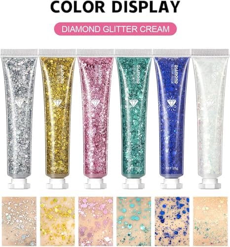 Sparkling Body Glitter Gel - Multifunctional Festival Makeup