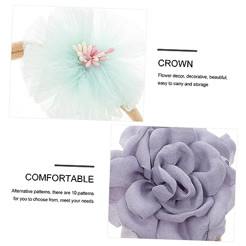 MERRYHAPY 10pcs Baby Headband Flower Set for Kids
