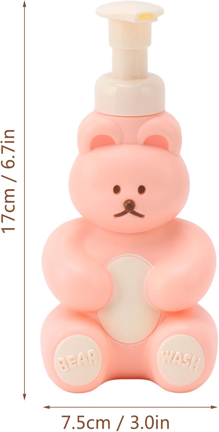 Cute Bear Soap Dispenser for Bathroom Kitchen