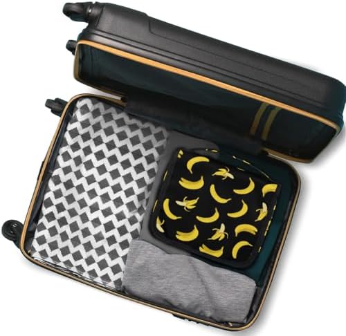 Travel Toiletry Bag for Boys - Banana Yellow Waterproof Dopp Kit