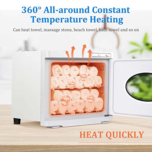 Hot Towel Cabinet 23L - Spa Towel Heater with See-Through Window