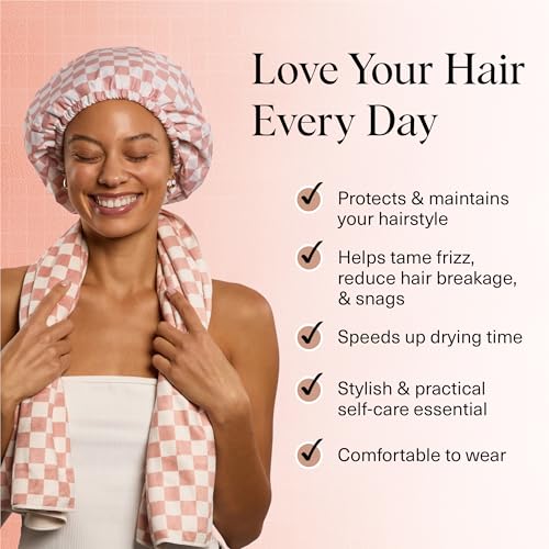 Kitsch Love Comfort Spa Set 2PC - Terracotta Checker