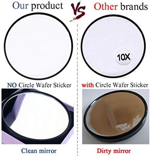 10X Magnifying Makeup Mirror with 2 Suction Cups