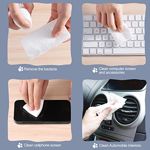 Upgraded Disposable Face Cloths 2 Pack - Thick Soft for Sensitive Skin