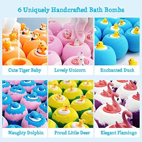 Aofmee Animal Surprise Bath Bombs for Kids 1
