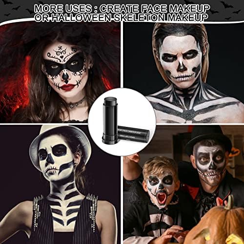 Rismise 3pcs Football Eye Black Paint Stick for Sports Halloween
