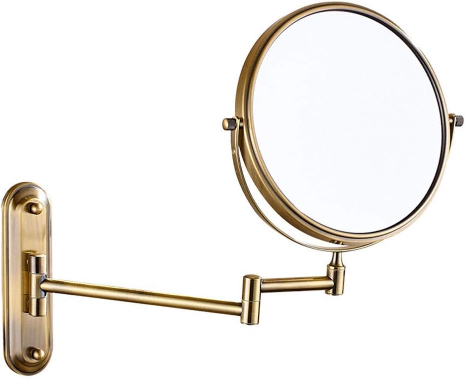 DEIHGE Wall Mounted Vanity Mirror with Magnification