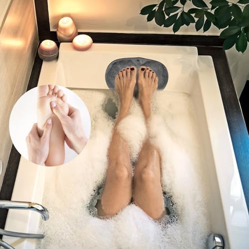 2PACK Shower Foot Scrubber Mat with Non-Slip Suction Cups