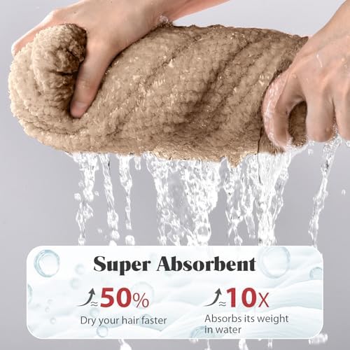 MABAO 2 Pack Microfiber Hair Towel Wrap for Women