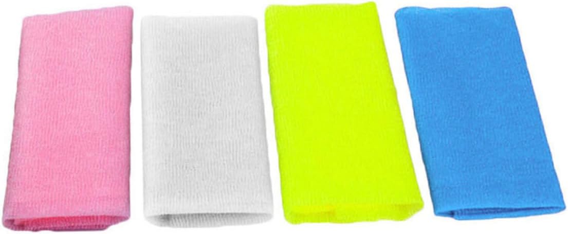 4PCS Long Exfoliating Bath Towel Back Scrubber for Men Women 1