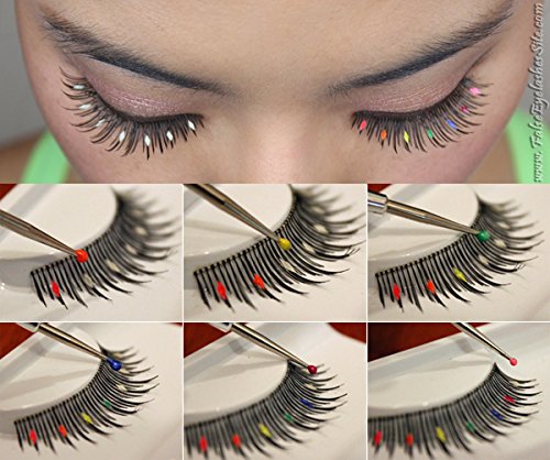 Elegant Lashes D413 Decorated False Eyelashes Halloween Costume
