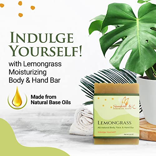 Lemongrass Body Hand Soap Bar - Natural Moisturizing