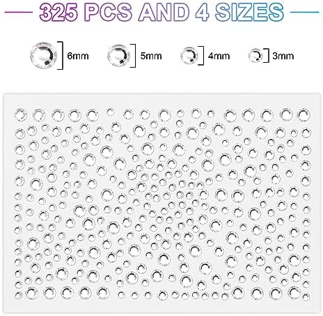 Etercycle Face Gems Self Adhesive for Festivals