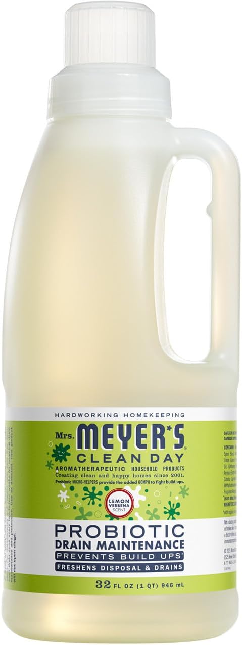 Mrs Meyers Probiotic Drain Maintenance Liquid 32 Fl Oz 1