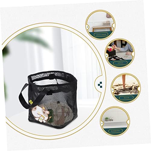 Nylon Mesh Toiletry Bag - Portable Shower Organizer