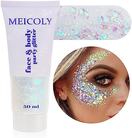 MEICOLY Body Glitter Gel for Kids and Women