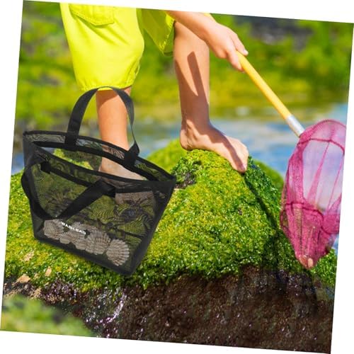 ULTECHNOVO Nylon Mesh Shower Tote Bag Portable Hanging Toiletry Organizer