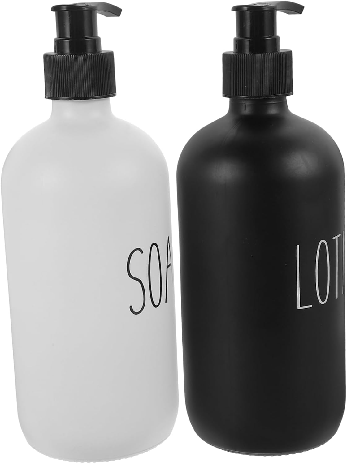 HAKIDZEL 2Pcs Refillable Shampoo Pump Dispenser 1