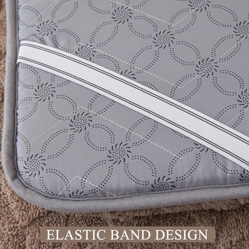 LDLCYCN Green Velvet Massage Table Pad 60x180cm