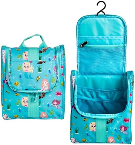 Cute Cartoon Hanging Kids Toiletry Bag Mermaid