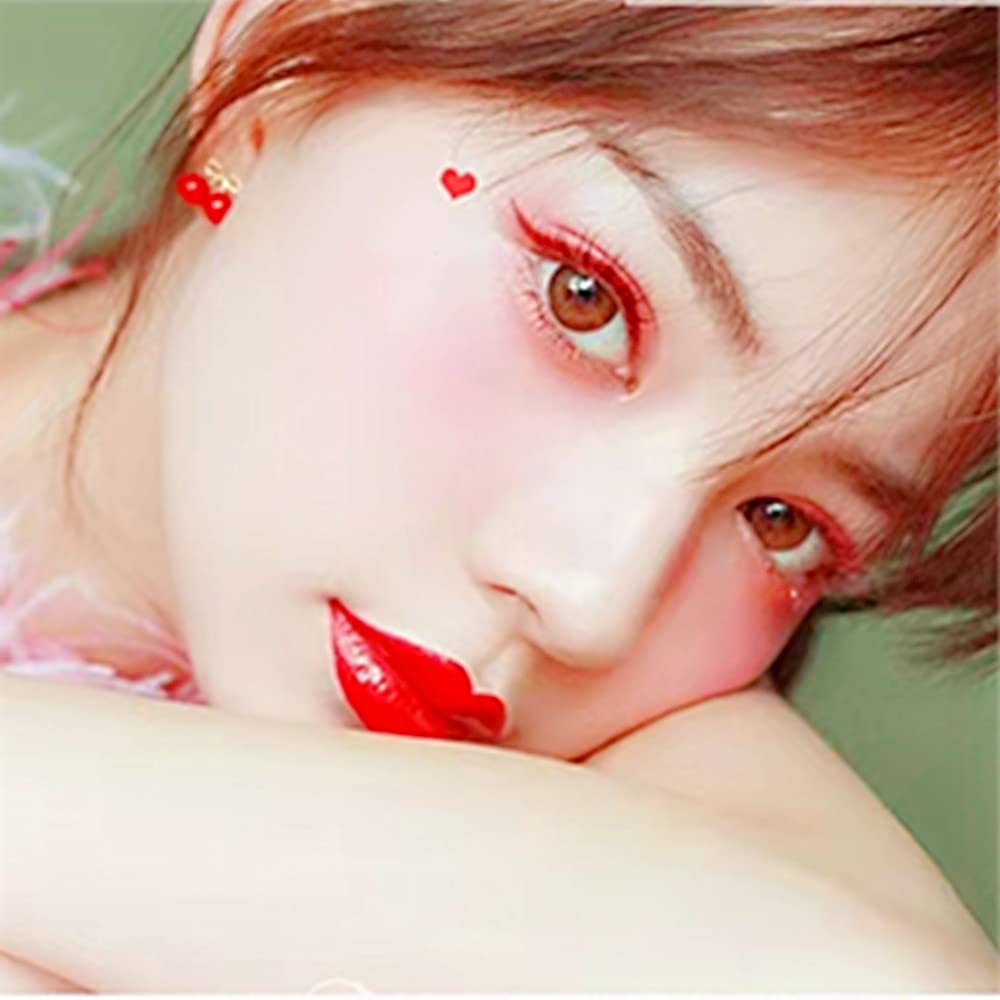 Go Ho Heart Shape Red Liquid Eyeliner Stamp