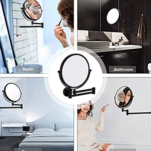 DEIHGE 8-Inch Wall-Mounted Makeup Mirror with 3X Magnification