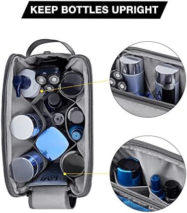 BAGSMART Toiletry Bag for Men - Grey Large