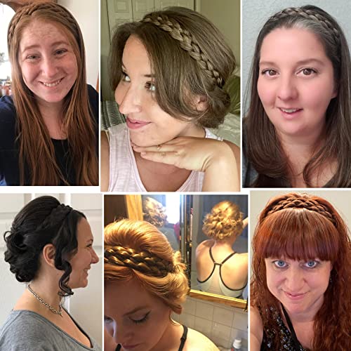 DIGUAN 5 Strands Synthetic Hair Braided Headband 1