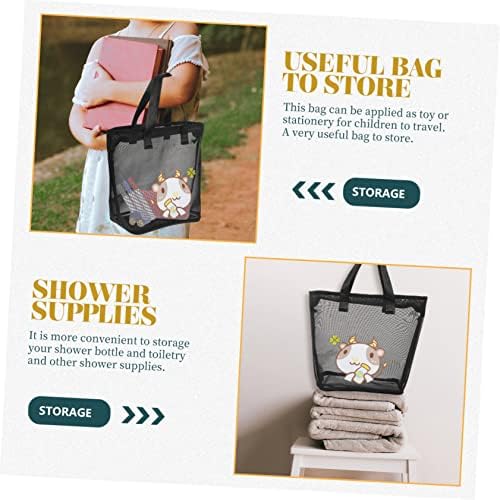 Nylon Mesh Toiletry Bag - Portable Shower Organizer