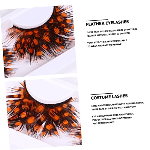 NOLITOY 2 Pairs Halloween False Lashes for Women