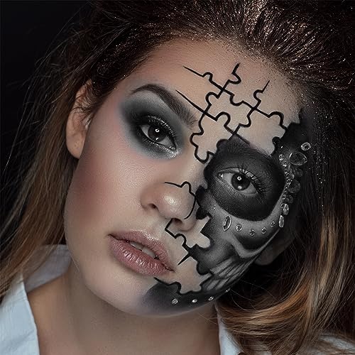 Paezm Black Face Paint Pot - 30g Halloween Makeup