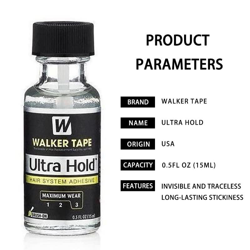Ultra Hold Wig Adhesive 05oz with Brush Applicator