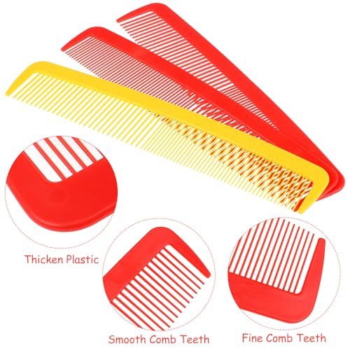 Ipetboom Giant Hair Combs 3 Pcs - Halloween Costume Props and Barber Tools