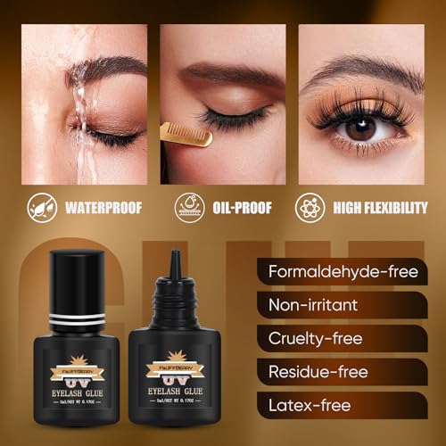 FLUFFBERRY UV Glue for Eyelash Extensions 1 Sec Drying Time