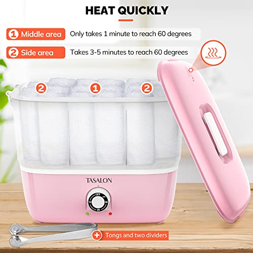 TASALON Hot Towel Steamer for Facials and Spa Use
