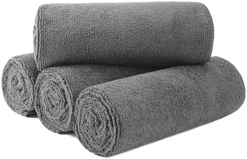 MICROFI New Microfiber Hair Drying Towels 4 Pack