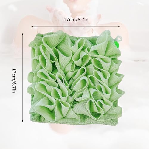 Laueob Loofah Cloth 2 in 1 Bath Combo