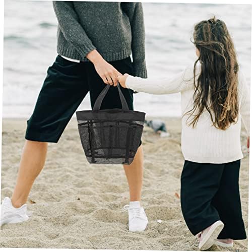 WOONEKY Beach Bag with 8 Pockets