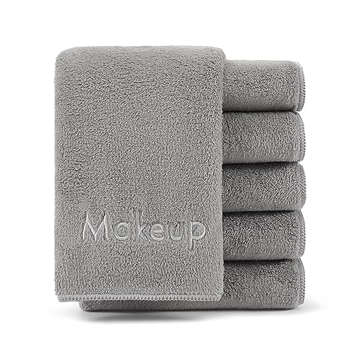 Arkwright Makeup Towels - Pack of 6 - Grey