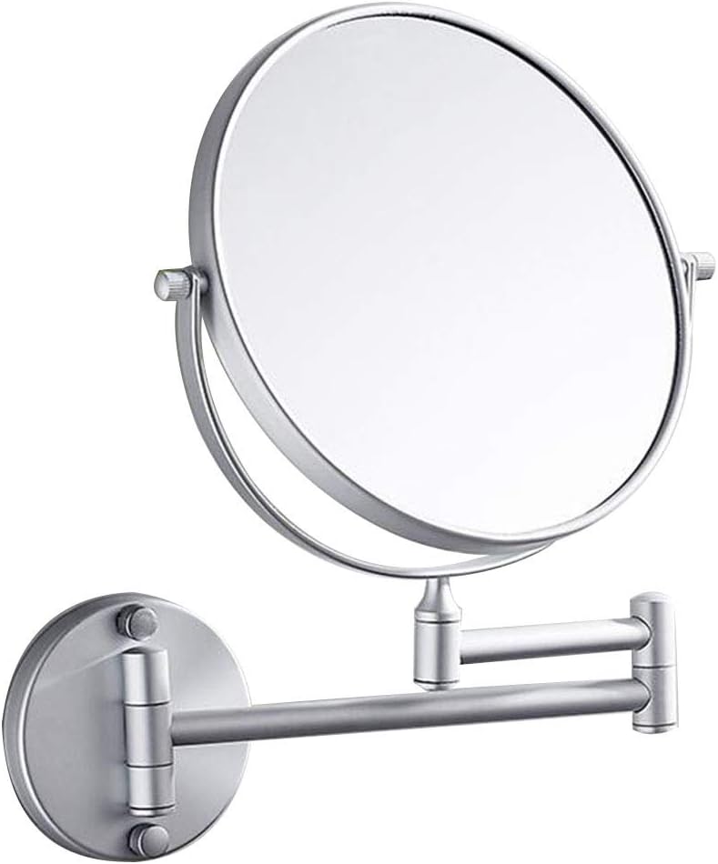 LCARY Two-Sided Wall Mounted Beauty Mirror 3X Magnification