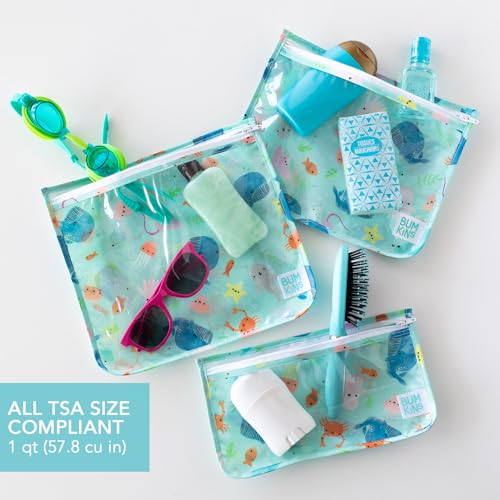Bumkins Travel Bag Set of 3 Sizes Ocean Life Blue 1
